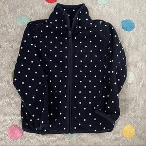 Uniqlo Girls Zipper Fleece w/pockets• Navy• Sz 3 4